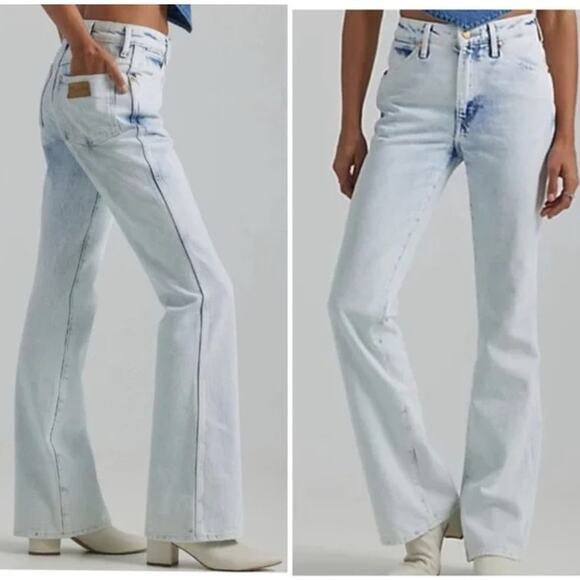 Free People x Wrangler Westward 626 High Rise Jeans NWT Size 33 - Picture 1 of 7